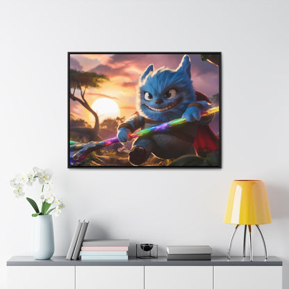 Guardian of the Enchanted Forest - Gallery Canvas Wraps, Horizontal Frame