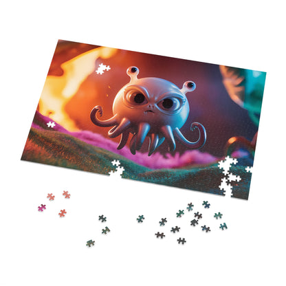 "Galactic Squid Overlord" - Jigsaw Puzzle (30, 110, 252, 500,1000-Piece)