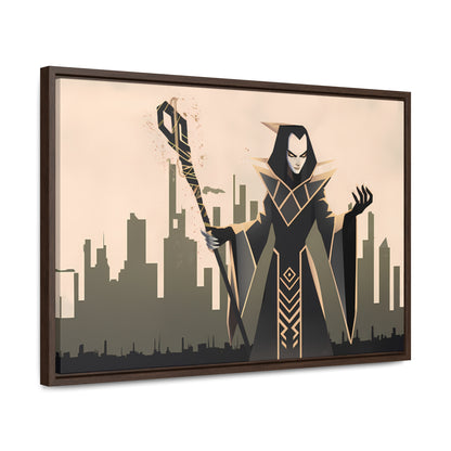 Shadow Sovereign of the Forsaken City - Gallery Canvas Wraps, Horizontal Frame