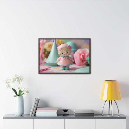 Sweet Pastel Dreamland - Gallery Canvas Wraps, Horizontal Frame