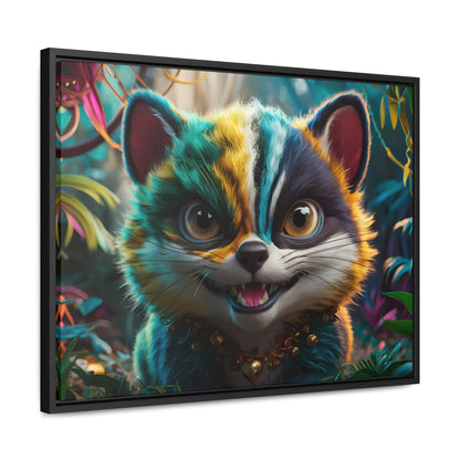 Jungle Mischief - Gallery Canvas Wraps, Horizontal Frame