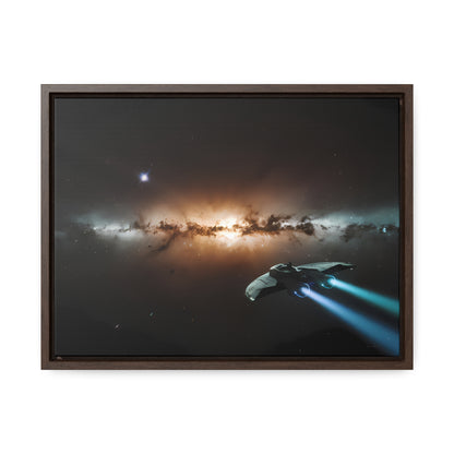 Voyage Through the Cosmic Abyss - Gallery Canvas Wraps, Horizontal Frame