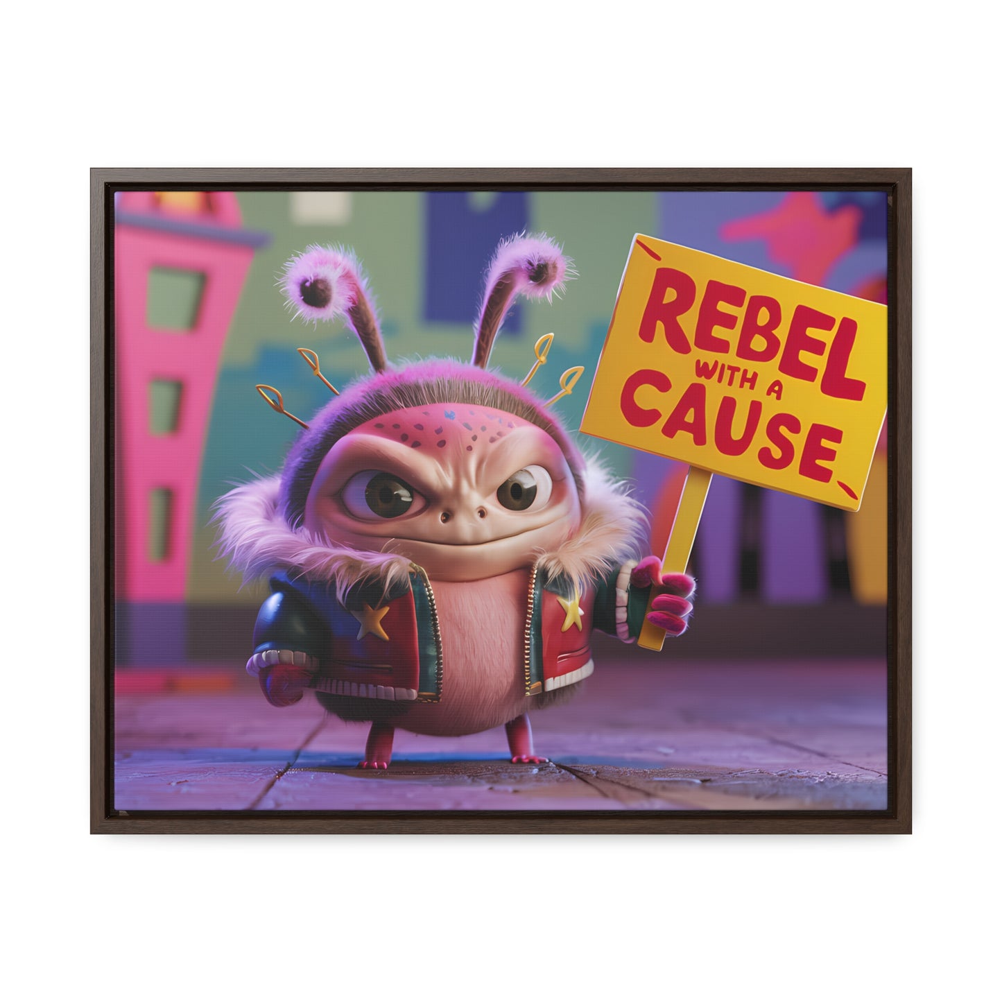 Rebel with a Cause - Gallery Canvas Wraps, Horizontal Frame