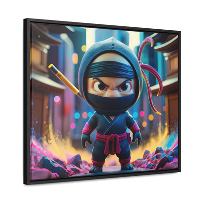 Tiny Ninja, Big Attitude - Gallery Canvas Wraps, Horizontal Frame