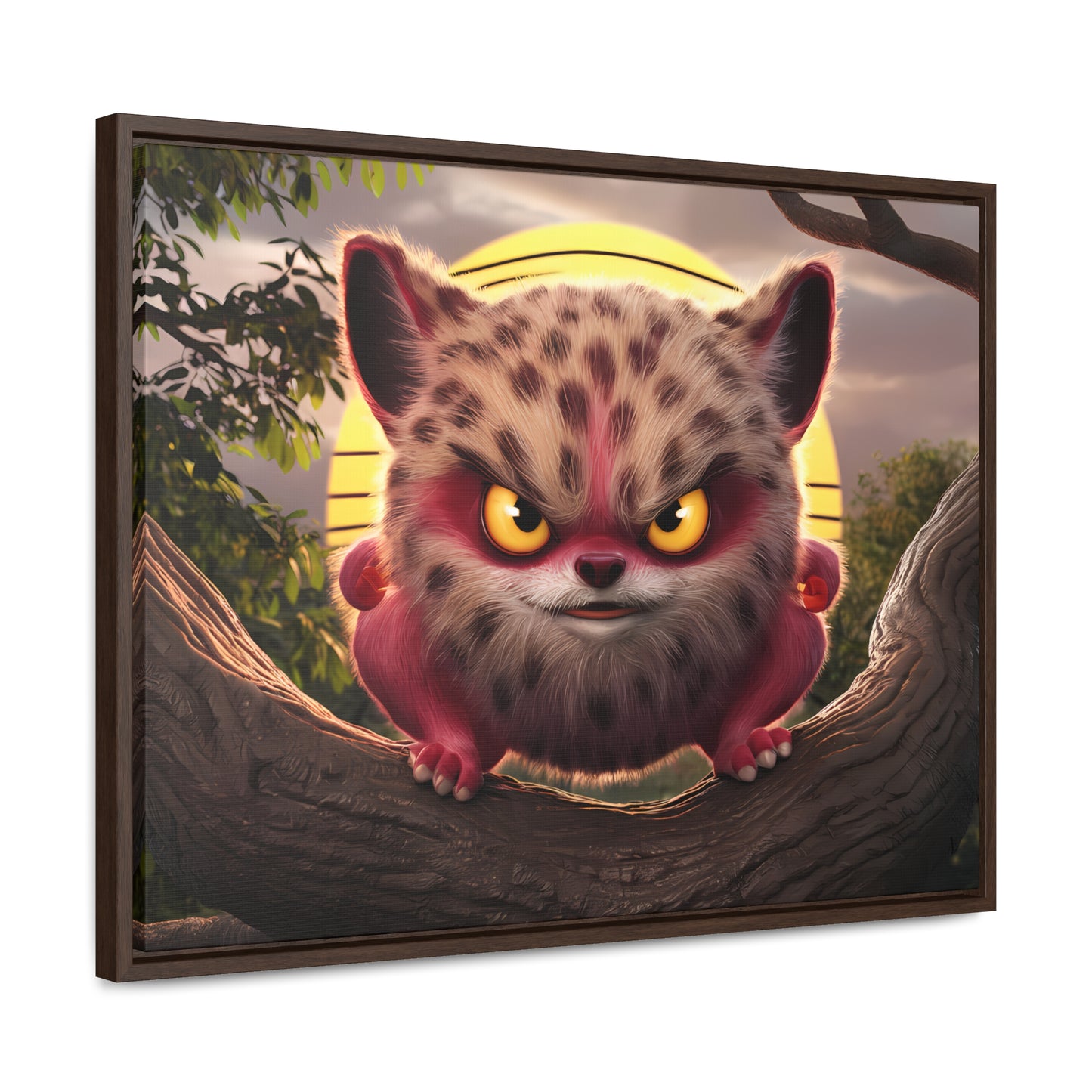 Guardian of the Sunset Forest - Gallery Canvas Wraps, Horizontal Frame