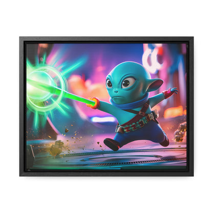 Galactic Defender - Gallery Canvas Wraps, Horizontal Frame