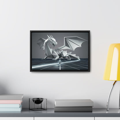 Confrontation in the Digital Realm - Gallery Canvas Wraps, Horizontal Frame