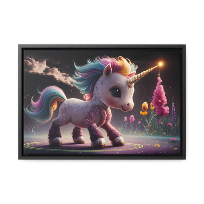 "Twilight Spark of the Enchanted Meadow" - Gallery Canvas Wraps, Horizontal Frame