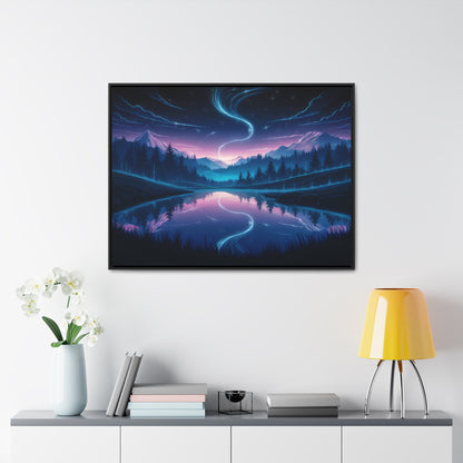 Celestial Reflection - Gallery Canvas Wraps, Horizontal Frame