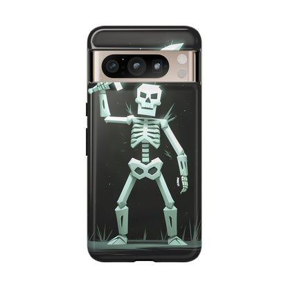 Geometric Skeleton Swordsman - Smartphone Tough Cases