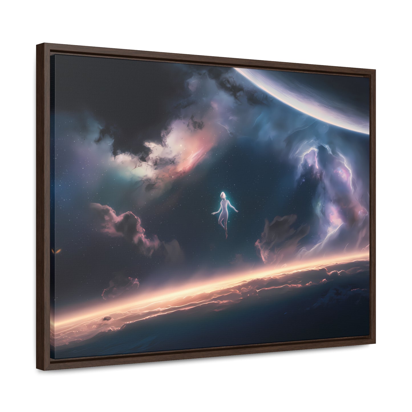 Ascension Beyond the Horizon - Gallery Canvas Wraps, Horizontal Frame