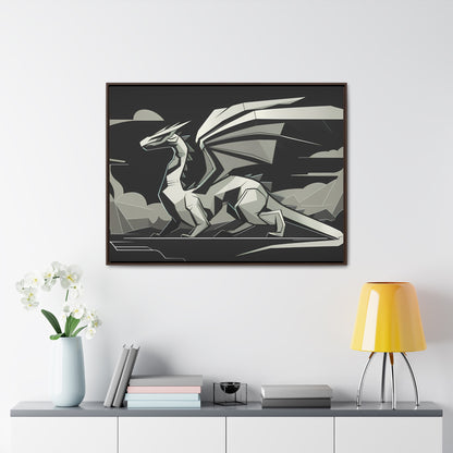 Shadow of the Silver Dragon - Gallery Canvas Wraps, Horizontal Frame