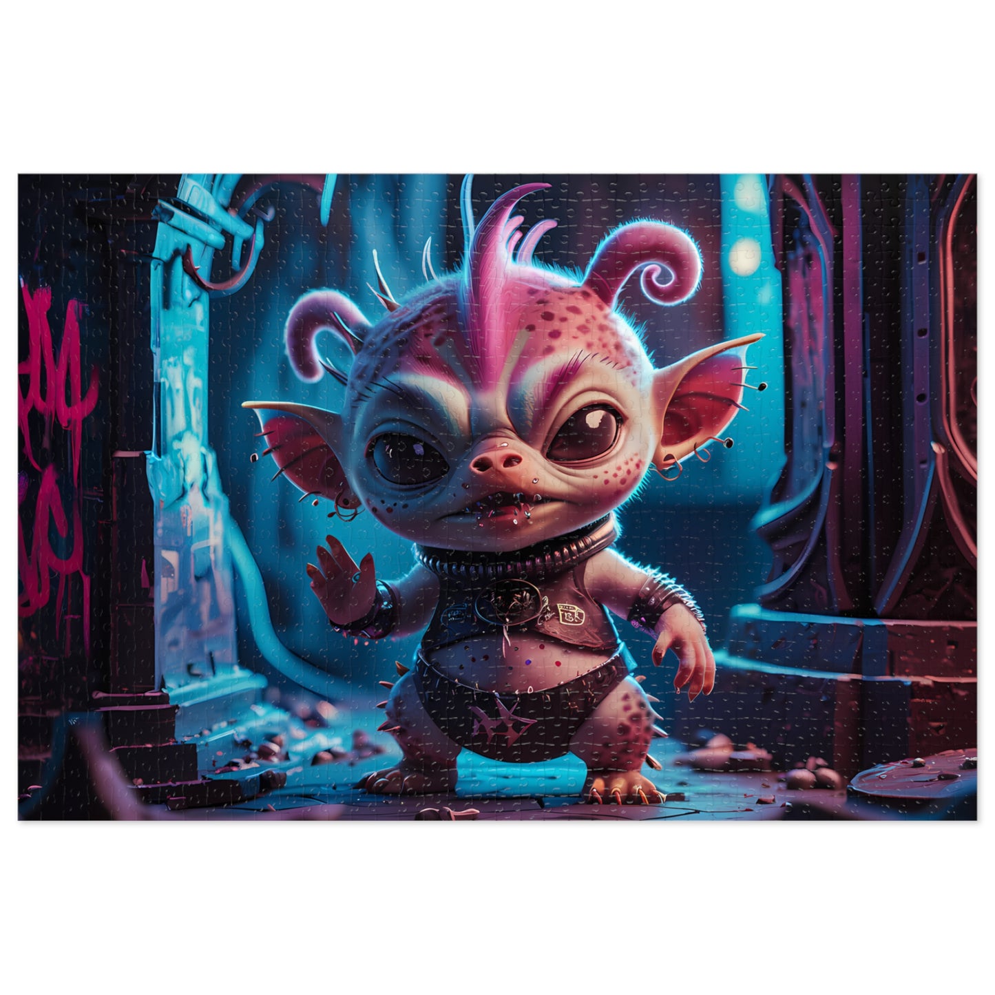 Punk Goblin Street Encounter - Jigsaw Puzzle (30, 110, 252, 500,1000-Piece)