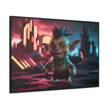 Goblin of the Neon Wastelands - Gallery Canvas Wraps, Horizontal Frame