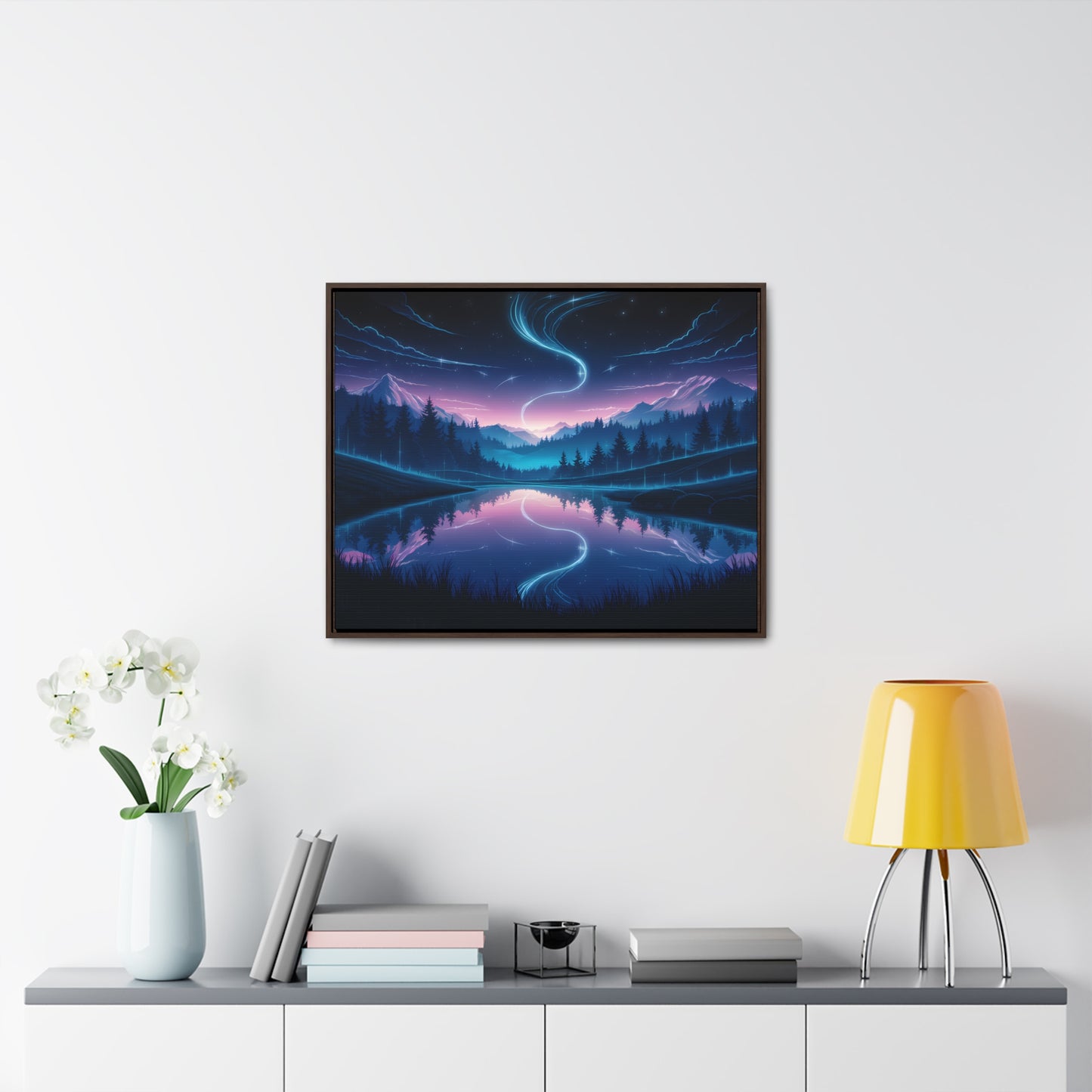 Celestial Reflection - Gallery Canvas Wraps, Horizontal Frame