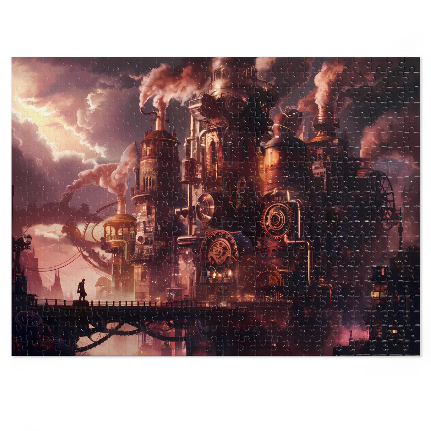 The Iron Citadel at Dusk - Jigsaw Puzzle (30, 110, 252, 500,1000-Piece)