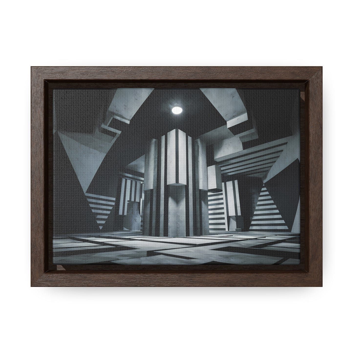 The Geometry of Shadows - Gallery Canvas Wraps, Horizontal Frame