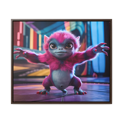 Cosmic Critter on the Dance Floor - Gallery Canvas Wraps, Horizontal Frame