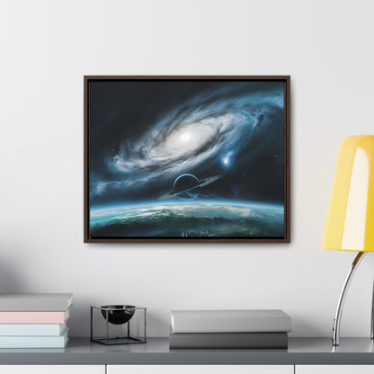 Celestial Spiral - Gallery Canvas Wraps, Horizontal Frame