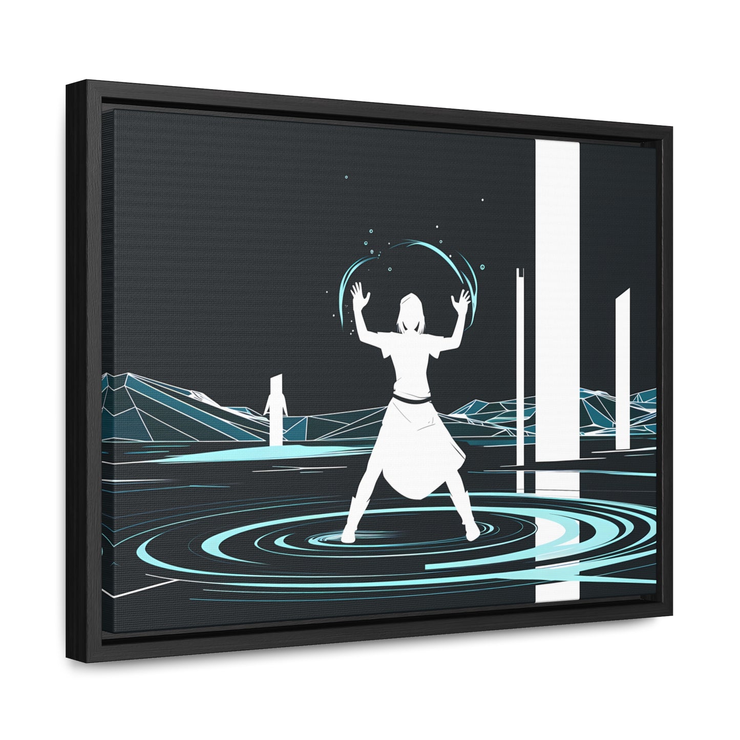 Resonance of the Void - Gallery Canvas Wraps, Horizontal Frame