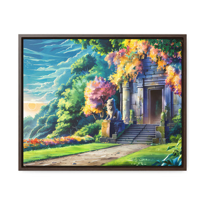 Sanctuary of the Forgotten Dawn - Gallery Canvas Wraps, Horizontal Frame