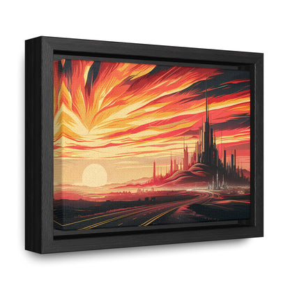 Twilight of the Metropolis - Gallery Canvas Wraps, Horizontal Frame