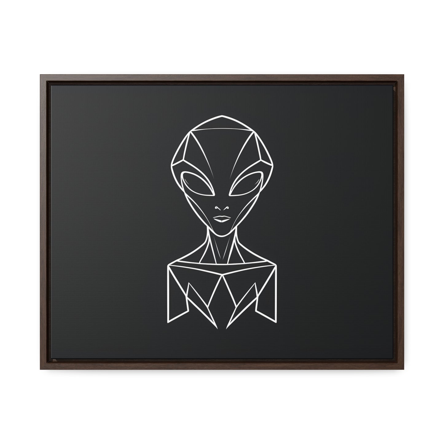 Alien Geometry - Gallery Canvas Wraps, Horizontal Frame