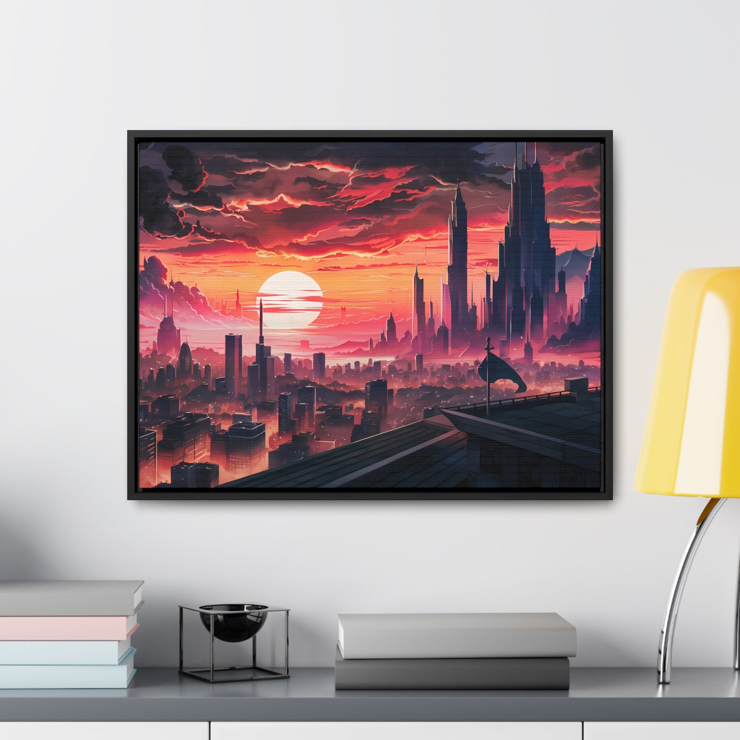 City of the Last Dawn - Gallery Canvas Wraps, Horizontal Frame