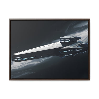 Starship of the Void - Gallery Canvas Wraps, Horizontal Frame