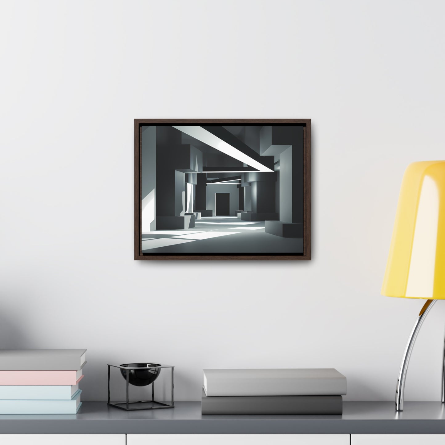 Echoes of Geometry - Gallery Canvas Wraps, Horizontal Frame