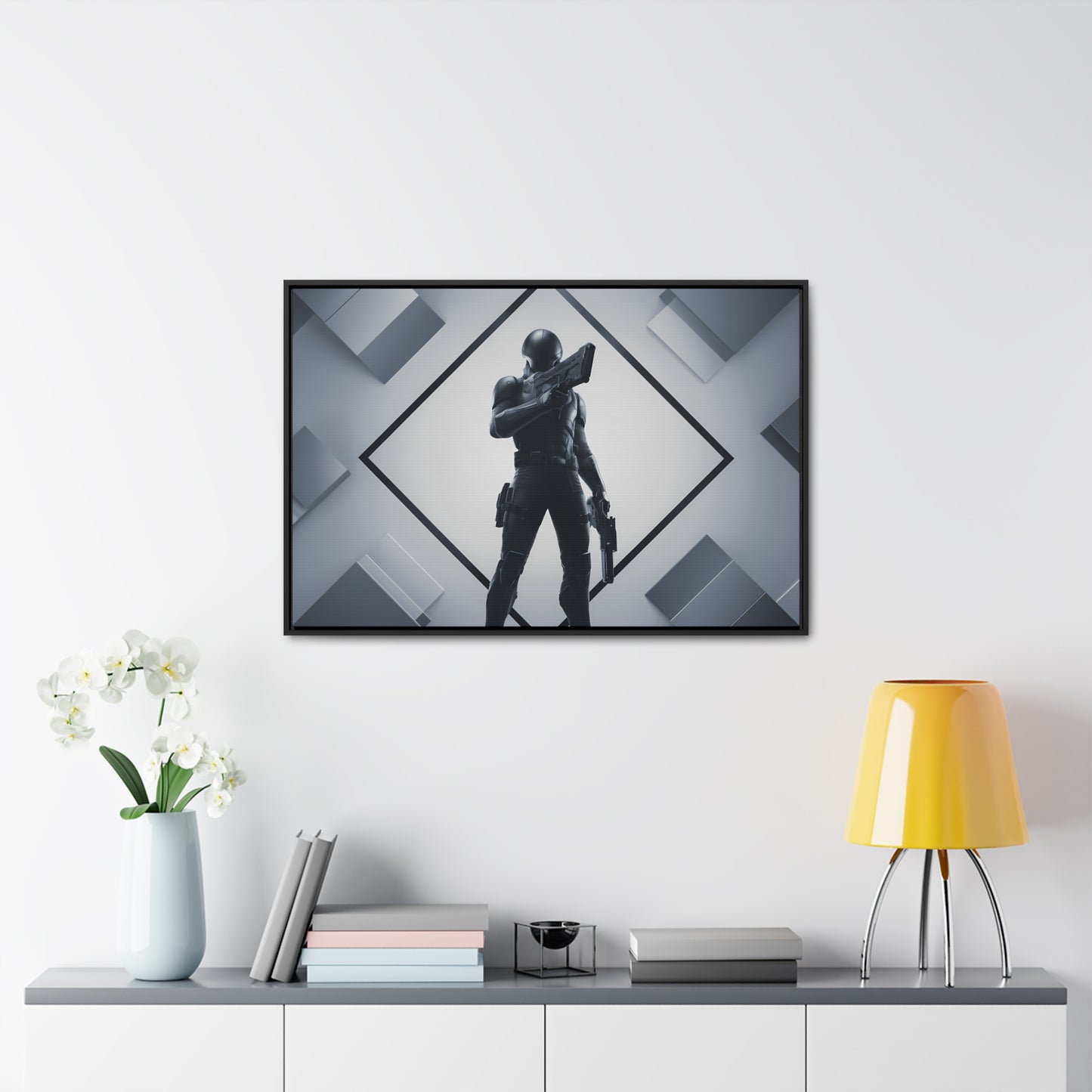 Shadow Enforcer - Gallery Canvas Wraps, Horizontal Frame