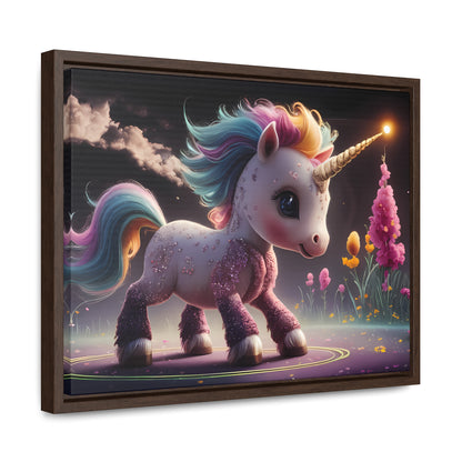 "Twilight Spark of the Enchanted Meadow" - Gallery Canvas Wraps, Horizontal Frame