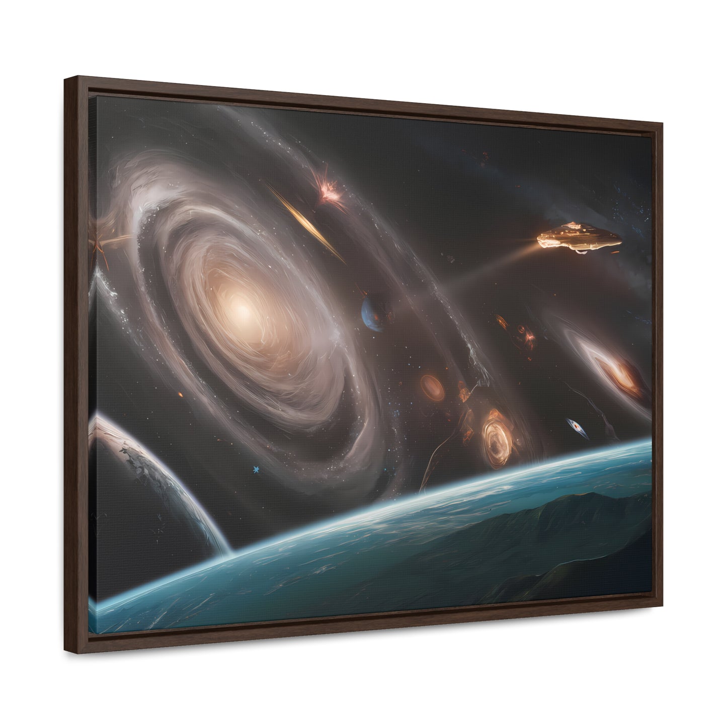 Galactic Odyssey - Gallery Canvas Wraps, Horizontal Frame