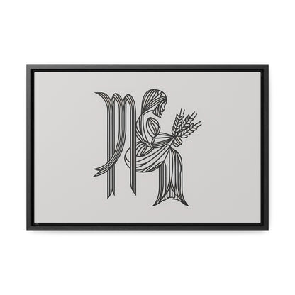 Virgo Lines - Gallery Canvas Wraps, Horizontal Frame