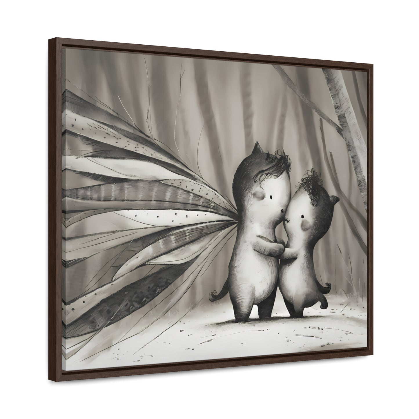 Whispers of the Forest - Gallery Canvas Wraps, Horizontal Frame