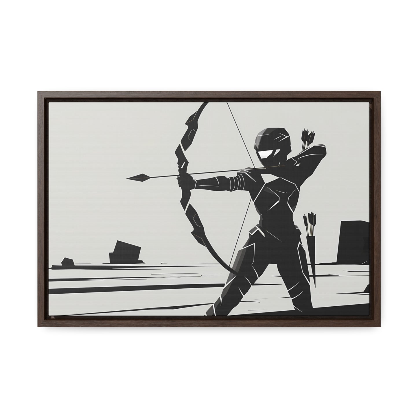 Silent Hunter - Gallery Canvas Wraps, Horizontal Frame