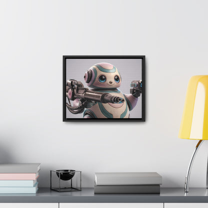 "Adorable Defender" - Gallery Canvas Wraps, Horizontal Frame