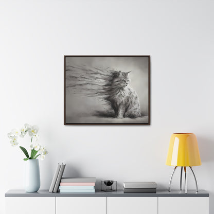 Ephemeral Whiskers - Gallery Canvas Wraps, Horizontal Frame