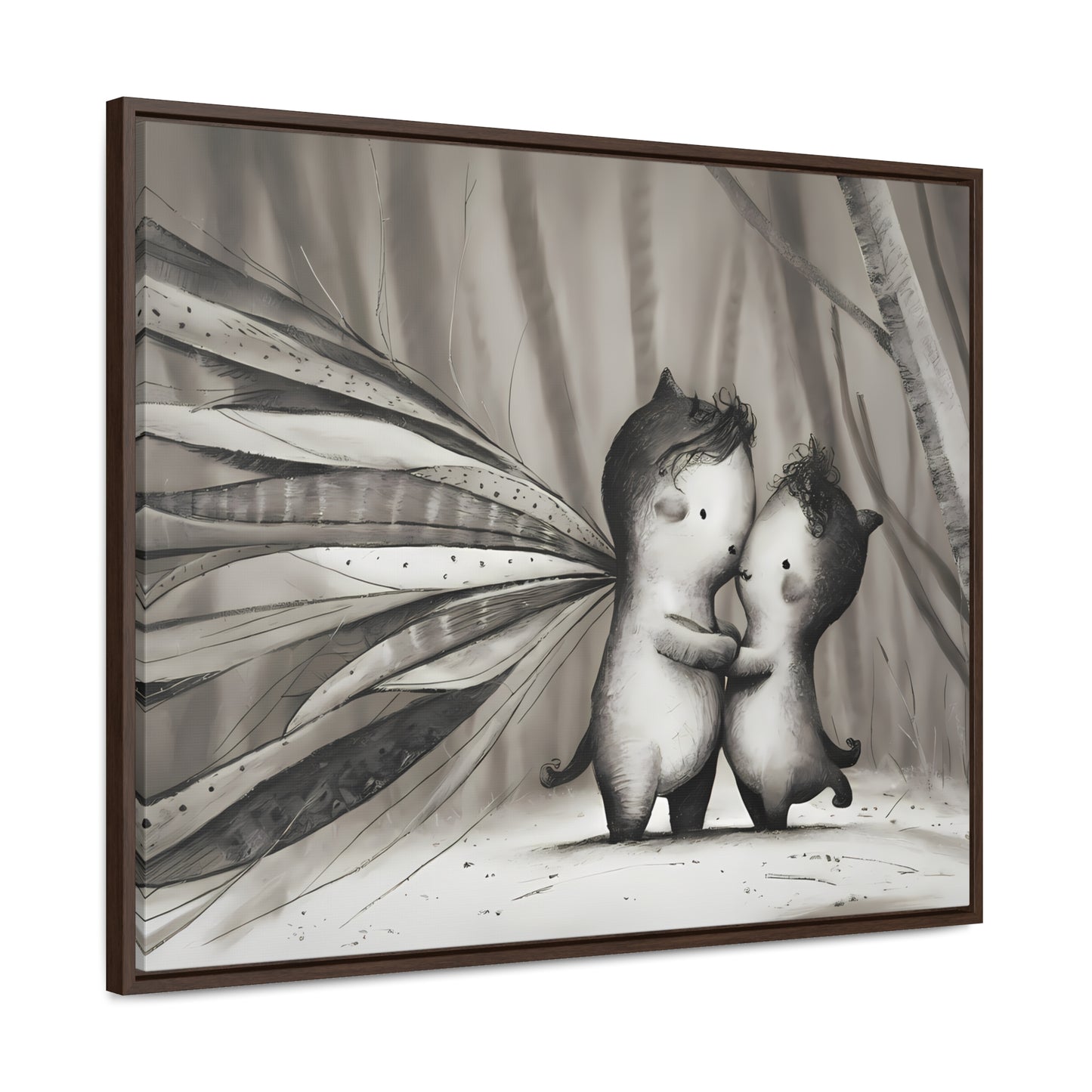 Whispers of the Forest - Gallery Canvas Wraps, Horizontal Frame