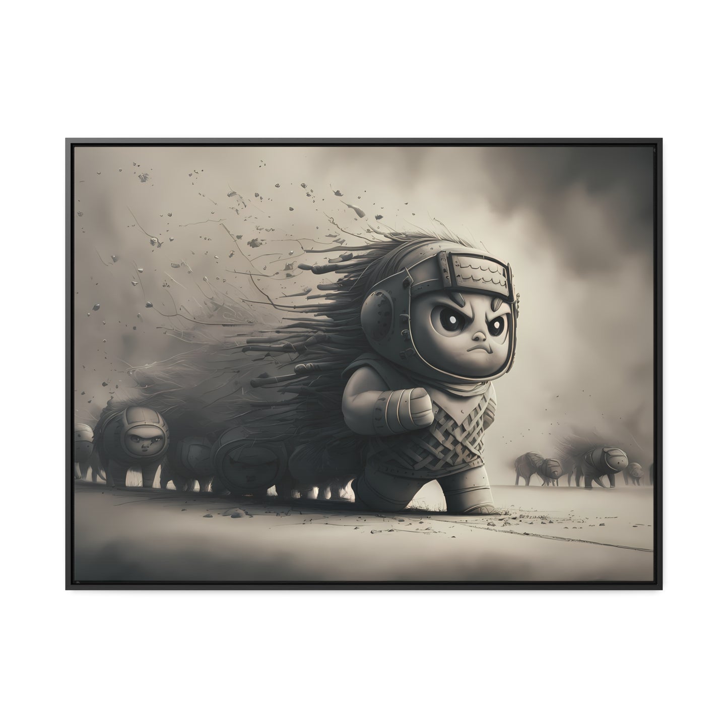 March of the Determined - Gallery Canvas Wraps, Horizontal Frame