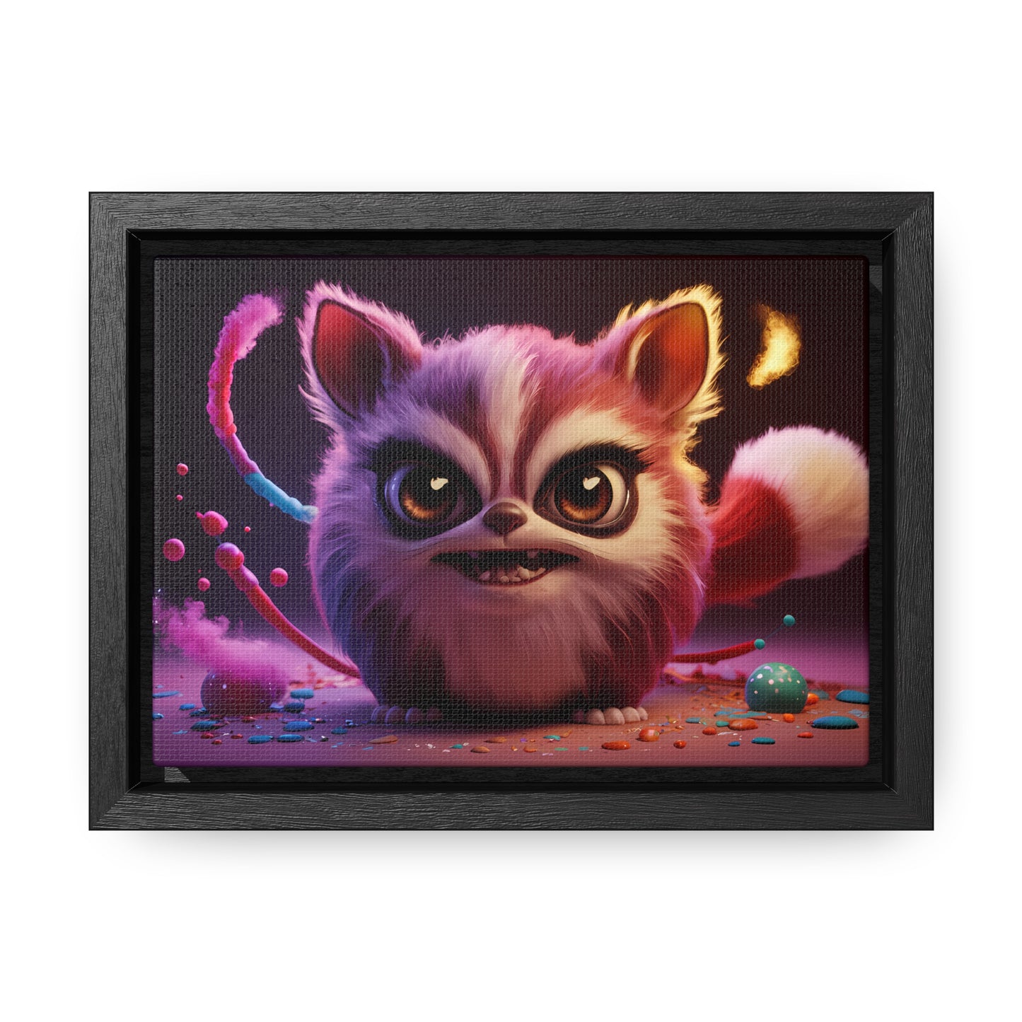 Cosmic Candy Critter - Gallery Canvas Wraps, Horizontal Frame