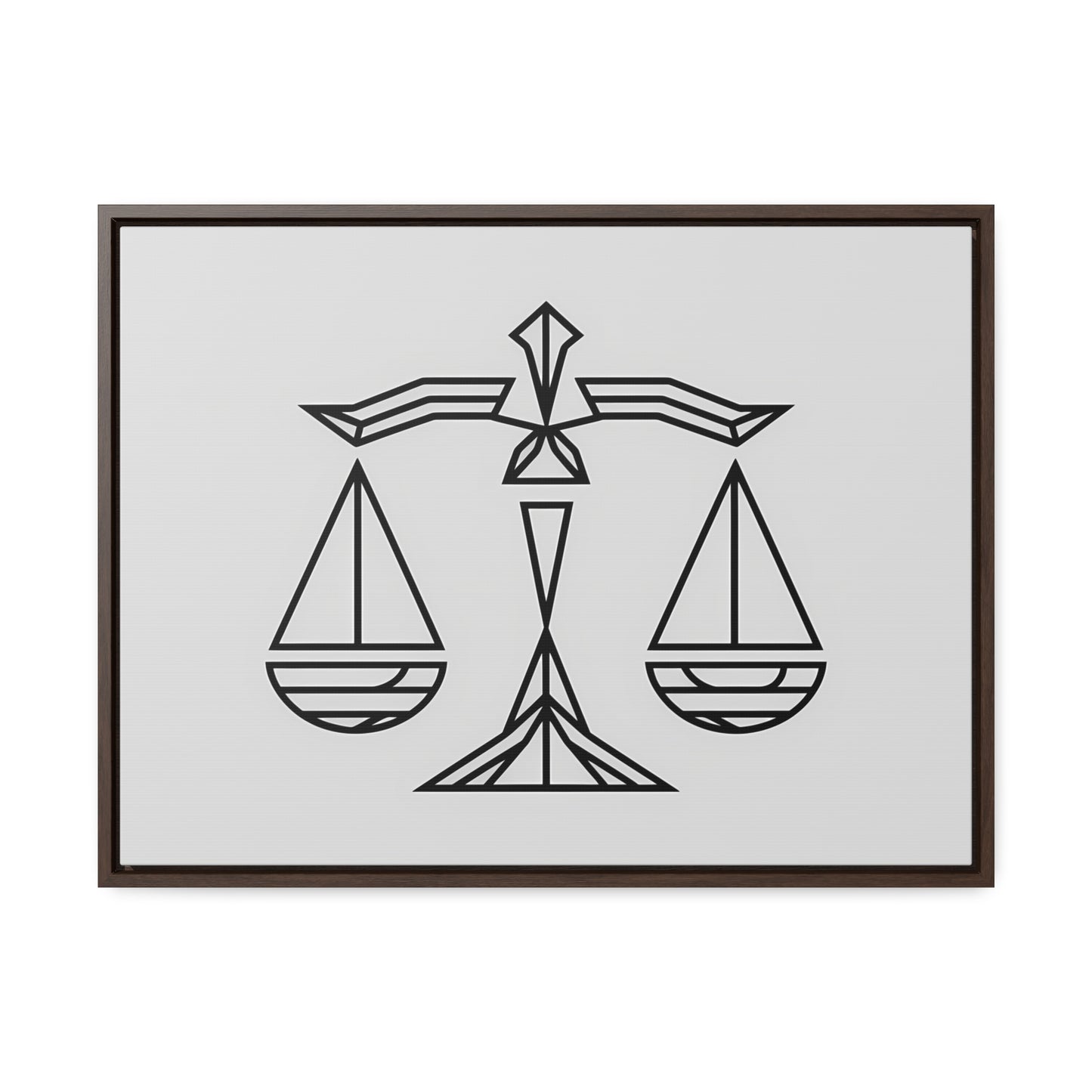 Balance of Justice - Gallery Canvas Wraps, Horizontal Frame