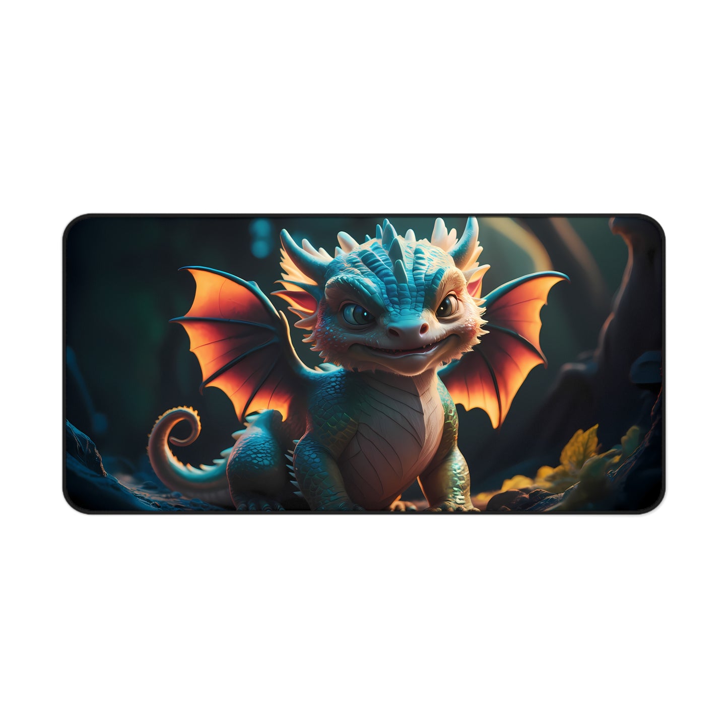 "Guardian of the Enchanted Forest" - Desk Mat