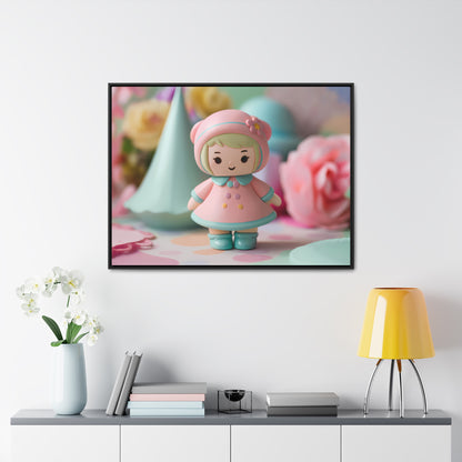 Sweet Pastel Dreamland - Gallery Canvas Wraps, Horizontal Frame