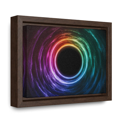 Cosmic Vortex of Light - Gallery Canvas Wraps, Horizontal Frame