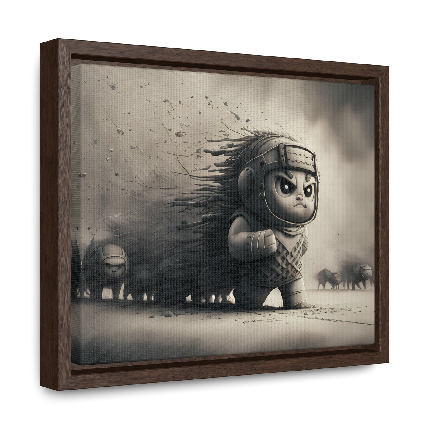 March of the Determined - Gallery Canvas Wraps, Horizontal Frame