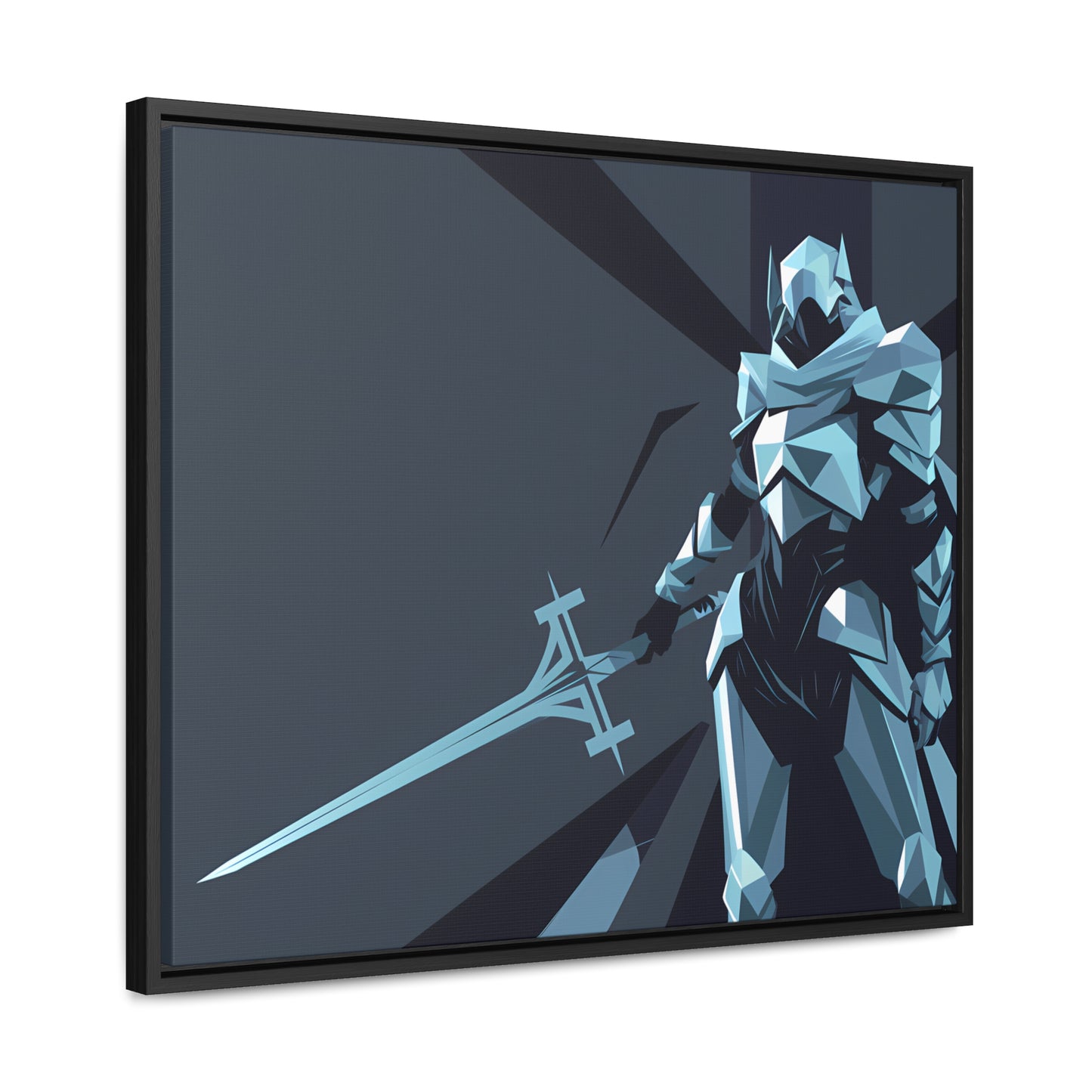 Knight of the Shattered Realm - Gallery Canvas Wraps, Horizontal Frame