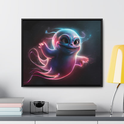 Neon Ghostling - Gallery Canvas Wraps, Horizontal Frame