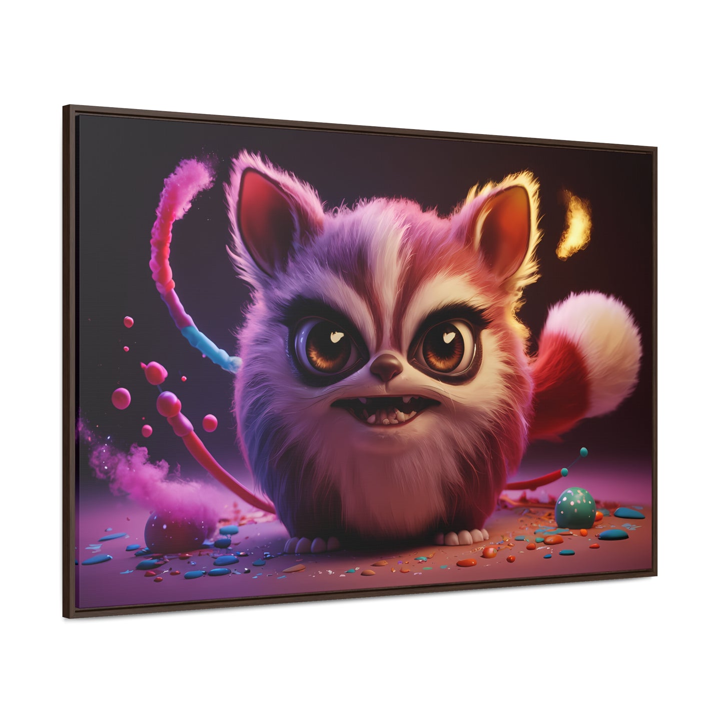 Cosmic Candy Critter - Gallery Canvas Wraps, Horizontal Frame