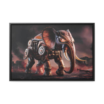 "Mechanized Titan of the Wasteland" - Gallery Canvas Wraps, Horizontal Frame